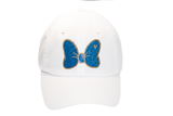 Glitter Hat with Heart (Aqua Blue)