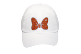 Glitter Hat with Heart (Fluorescent Orange)