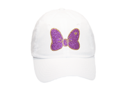 Glitter Hat with Heart (Lavender)